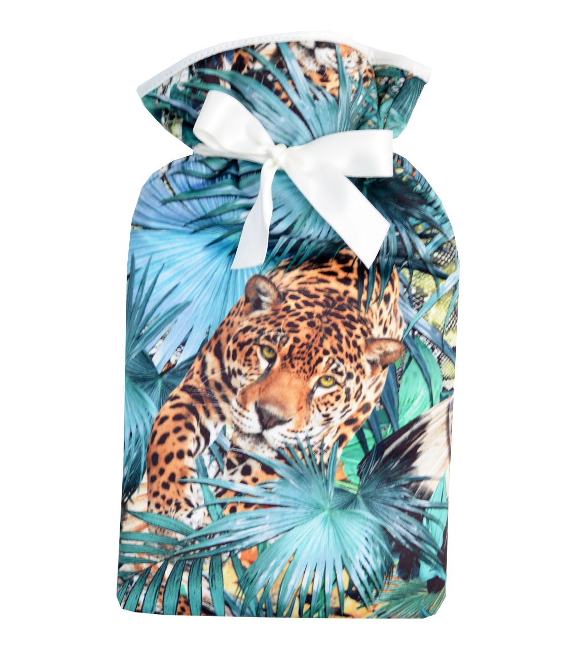 Vagabond WILD LEOPARD Luxury Velvet 2L Hot Water Bottle & Cover