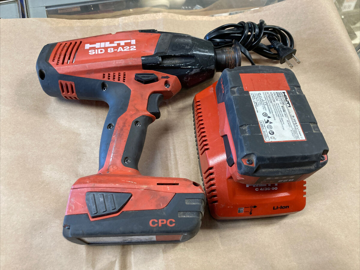 HILTI SID 8A 22-VOLT LITHIUM-ION CORDLESS IMPACT DRIVER KIT HILTI SID 8A 22-VOLT LITHIUM-ION CORDLESS IMPACT DRIVER KIT