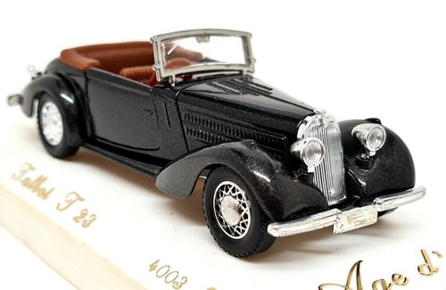 Solido 1/43 - 4003 Talbot T23 Convertible Dark Grey diecast model car