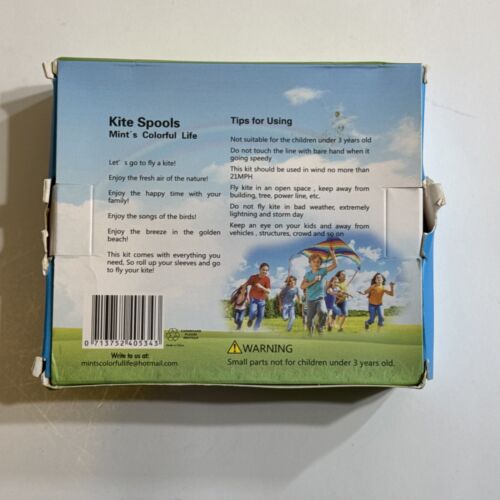 NEW! Kite String Handle 300ft Line for Each Spool (3 Pack)-Mint's Colorful Life - Picture 2 of 4
