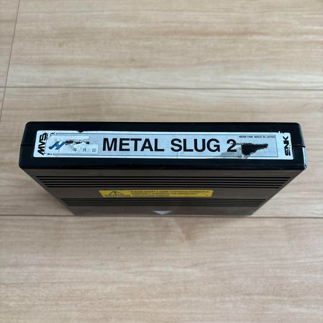 SNK Neo Geo Software MVS Cassette Metal Slug 2 Operation SNK Neo Geo Software MVS Cassette Metal Slug 2 Operation