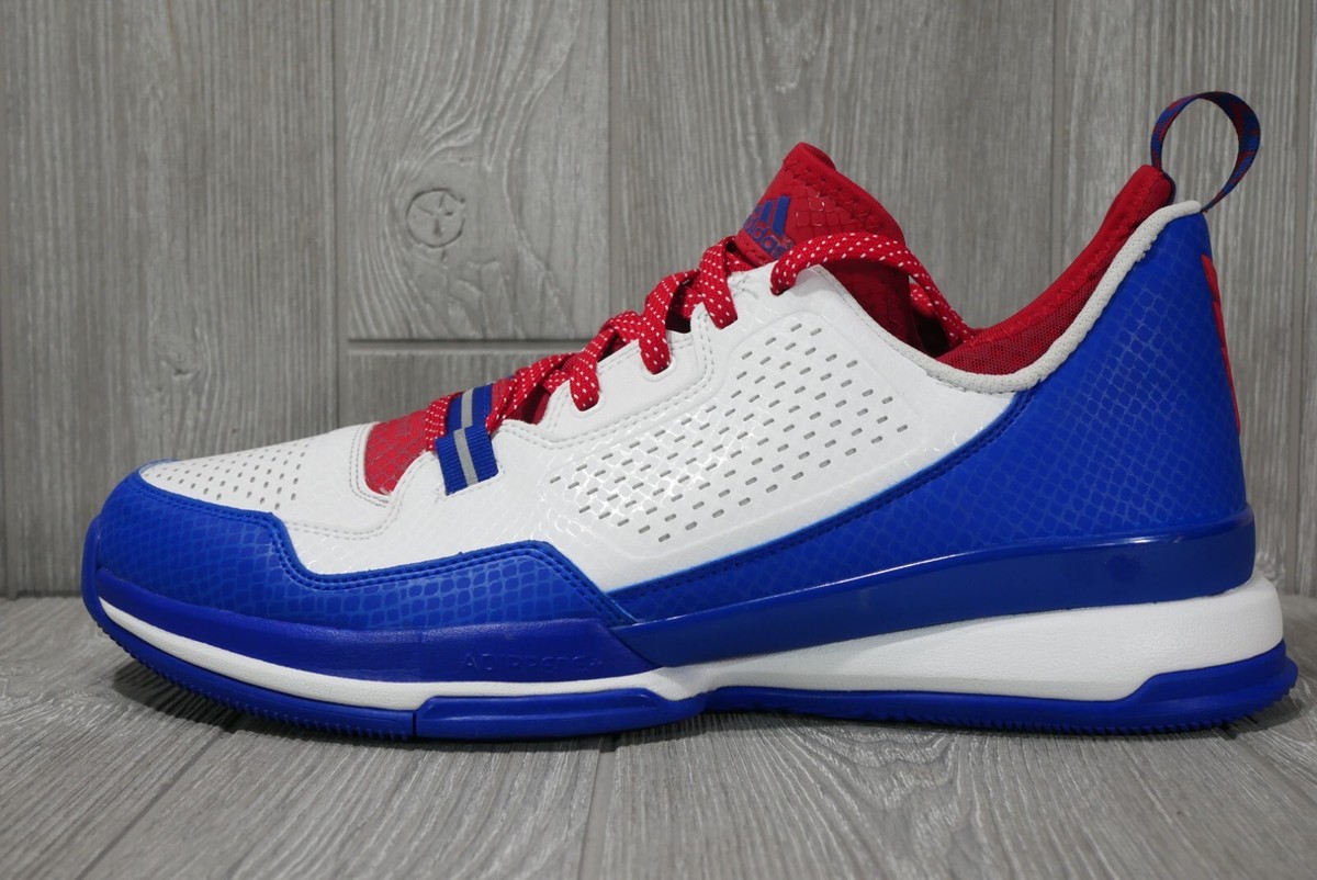 Adidas Basketball Shoes White And Blue