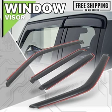 In-Channel Window Visor Sun Guard Vent Wind Deflector fit  92-99 Chevy Gmc C1500