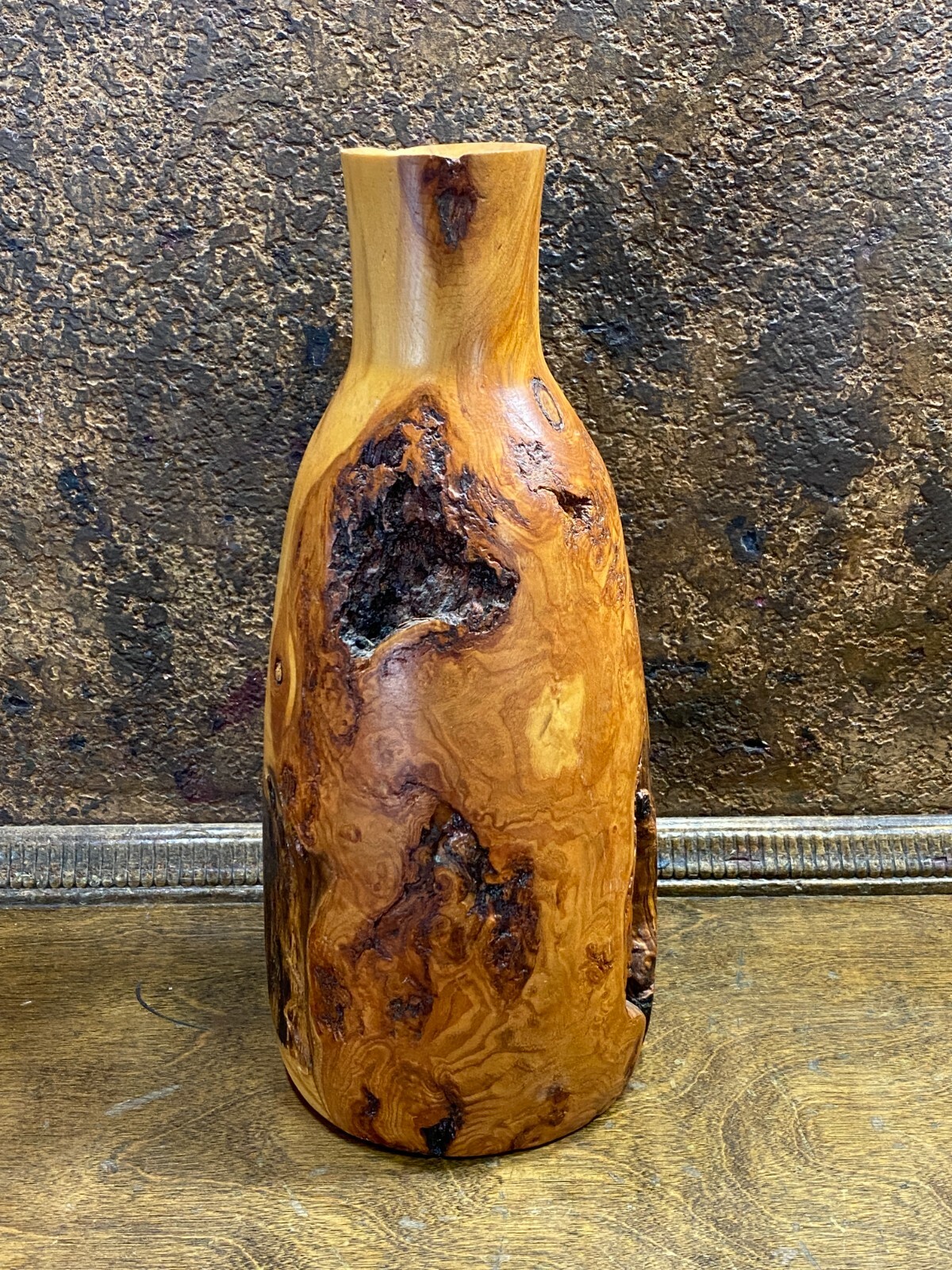 Vintage Jon Wiedebind (signed) California Burl Wood Sculpture Mid Century Vase eBay