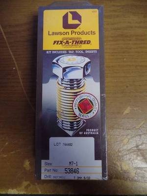 Lawson Thread Insert LAWSON PRODUCTS WIRE THREAD INSERT KIT | eBay