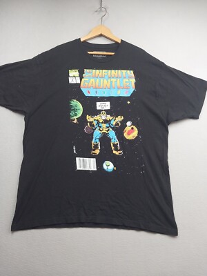 Marvel T-Shirt Mens Size 2XL THE INFINITY GAUNTLET Comics #4 Thanos 
