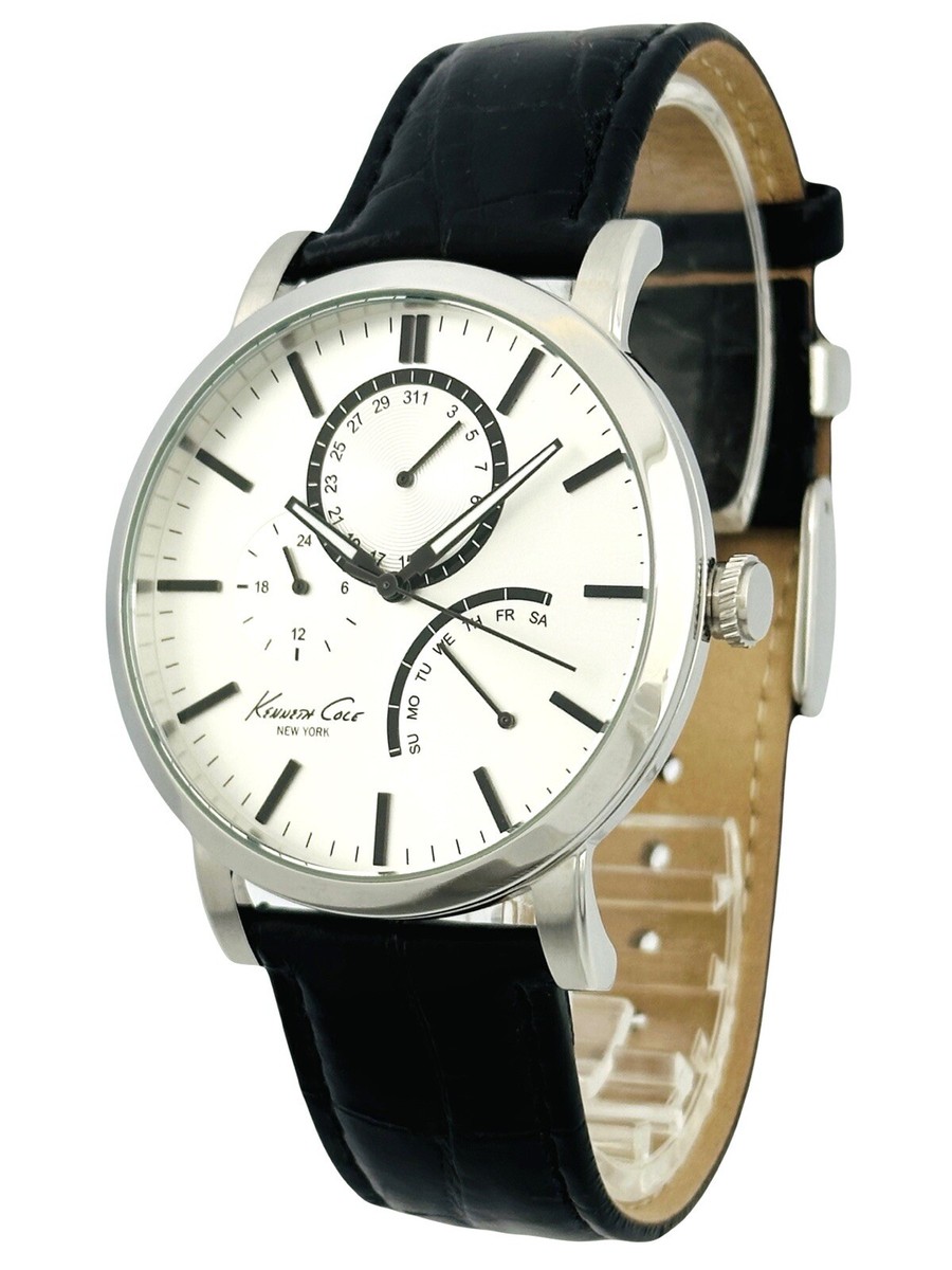 Kenneth Cole NY. KC1934 Multifunction Sport Dress Black Croc