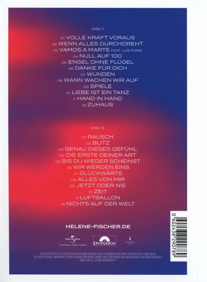 2CD - Helene Fischer - Rausch (2021) neu OVP - Bild 2 von 2