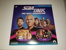 STAR TREK THE NEXT GENERATION Episodes 67  68 LaserDisc Laser Video Disc