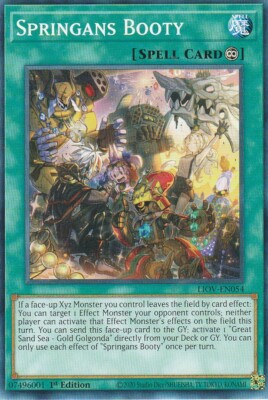 YUGIOH CARD 1 X SPRINGANS BOOTY LIOV-EN054 1ST EDITION | eBay YUGIOH CARD 1 X SPRINGANS BOOTY LIOV-EN054 1ST EDITION | eBay