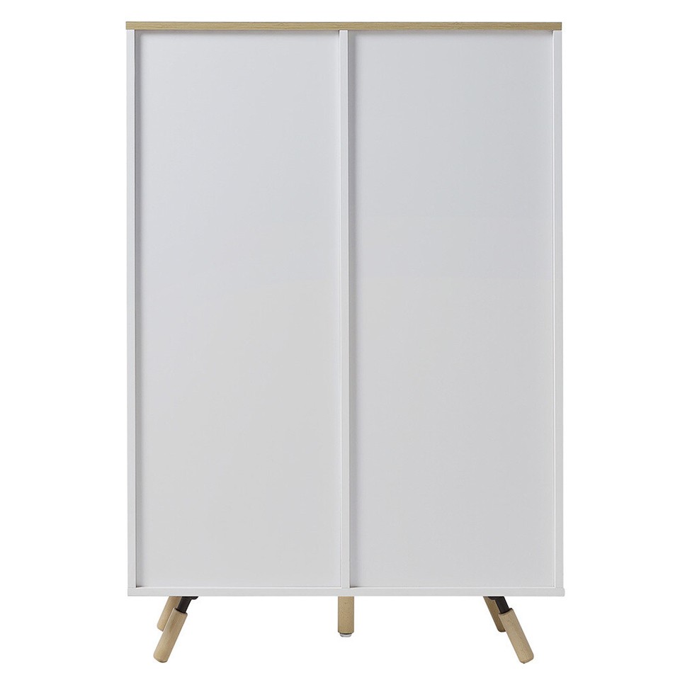 120cm 4Tier 2 Drawer Kitchen Storage Cupboard Multiuse