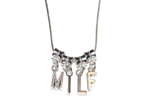 Hotwife 'MILF' Mother I'd Like To .... Euro Necklace Fetish Lifestyle Jewellery - 第 1/2 張圖片