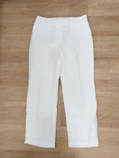 NEW 89/TRAVELERS COLLECTION BY CHICO'S/SZ.1,5R 8/10 WHITE/LINING/DRESS PANTS/