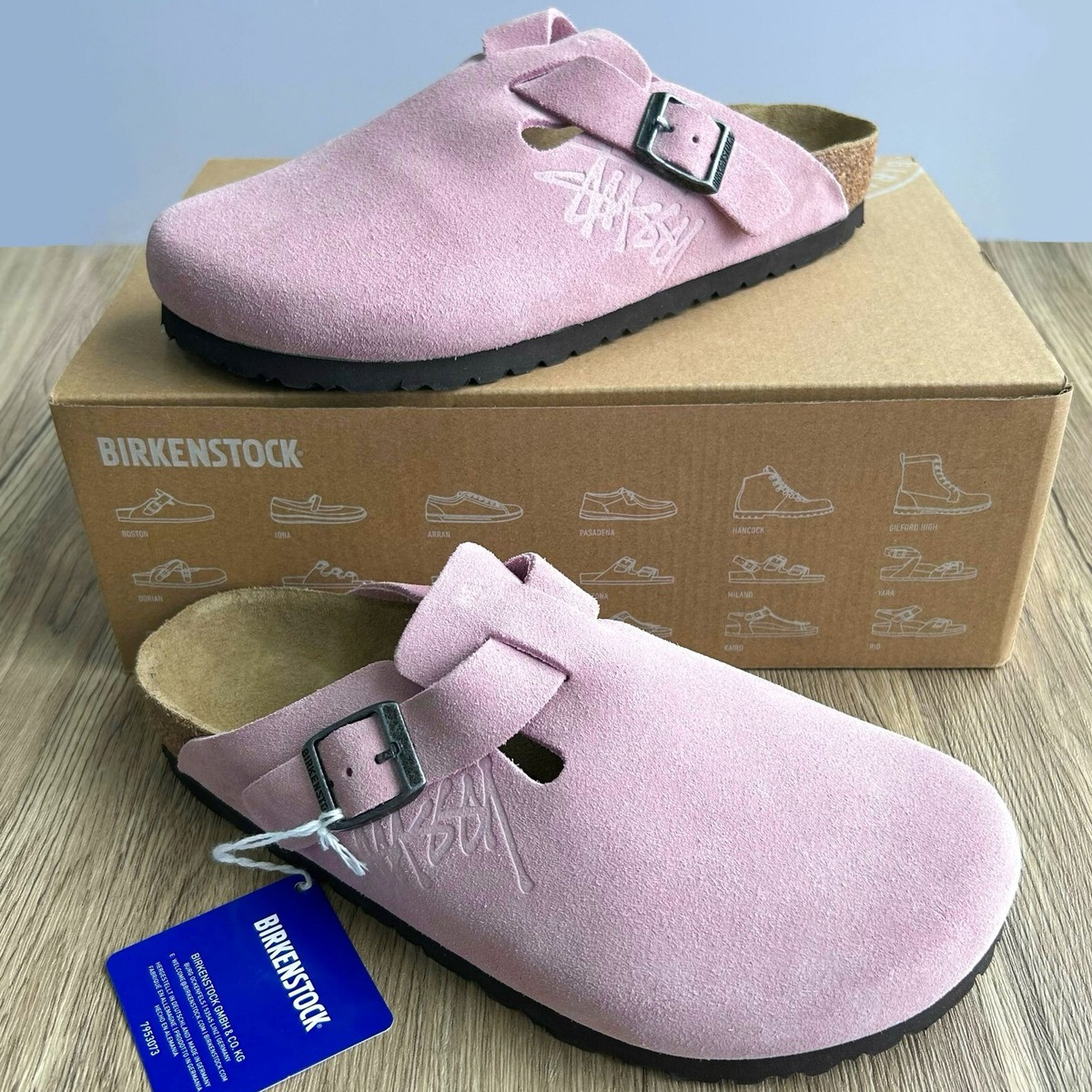 BIRKENSTOCK × stussy Boston BS 42 Stüssy x Birkenstock Boston: Official Images & Where to Buy