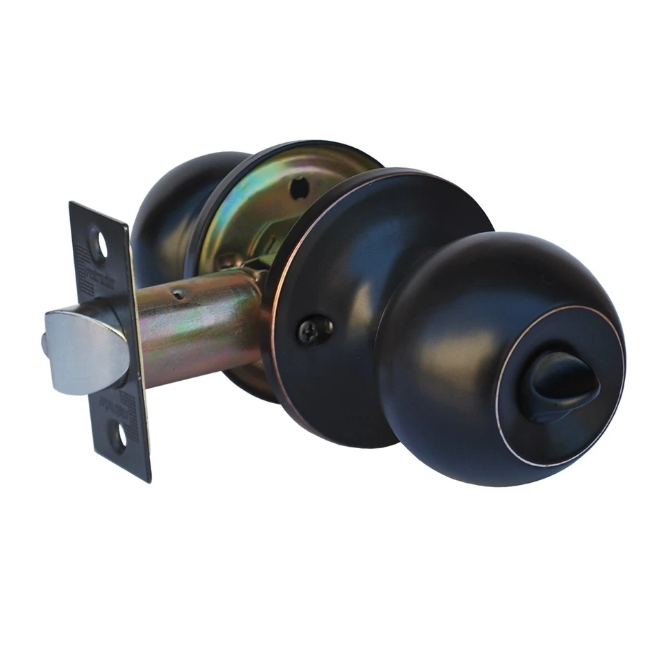 Constructor Chronos Door Entry Knob Handle Lockset Oil Rubbed Bronze Finish - Image 3 of 4