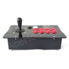 RAC-J500H Happ-Style Arcade Fightstick - Pulsanti concavi Custodia in Metallo PC