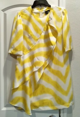 Just Cavalli by Roberto Cavalli IT 44 US 8 Asymmetric flounced Short Dress $785