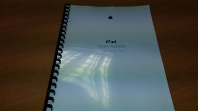 APPLE iPAD AIR IOS7 GEDRUCKTE BEDIENUNGSANLEITUNG BEDIENUNGSANLEITUNG 135 SEITEN A5
