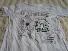 15+ Film Tv TSHIRT Memorabilia Bundle Wearable M MEDIUM SUPERMAN 3D ZBOX