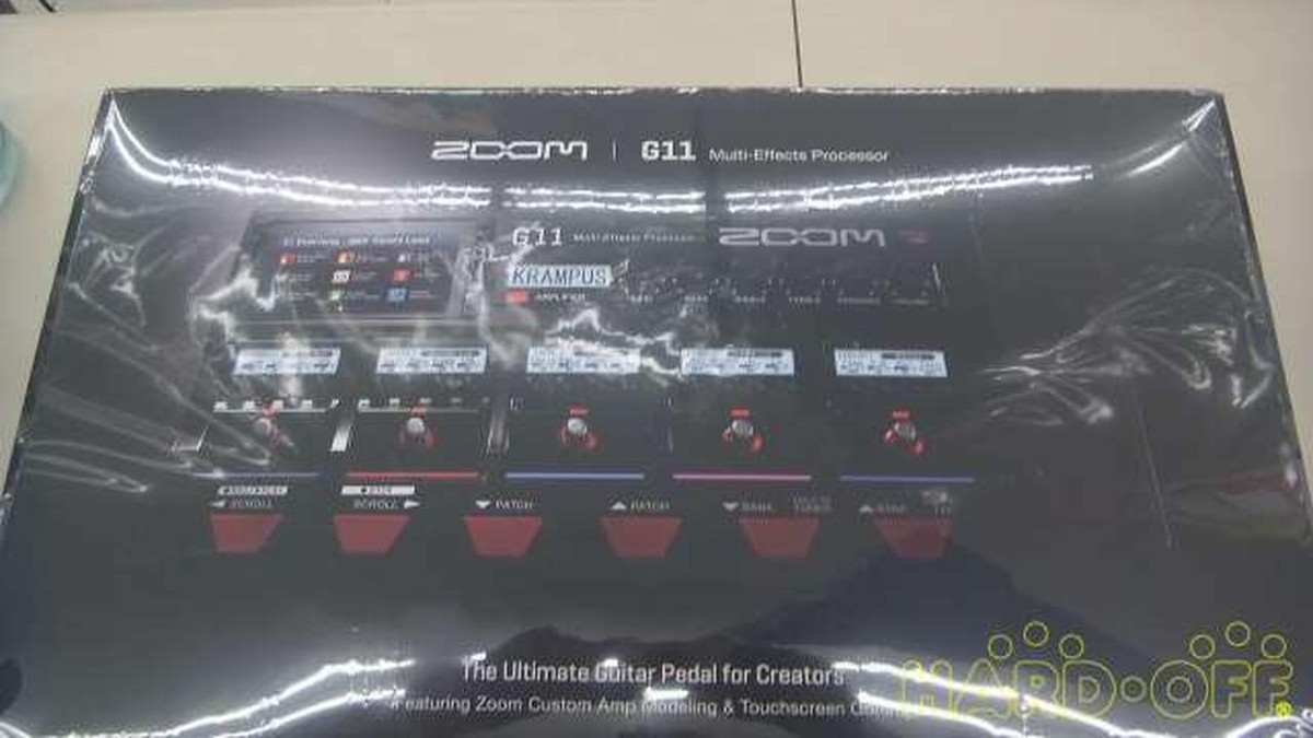 ZOOM G11　Multi Effecter Zoom G11 Multi-Effects Processor With Expression Pedal