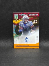 Antonio Gibson 2020 Panini Donruss Elite Orange Turn of the Century Auto /25