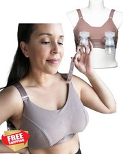 Sarah Wells Journey Nursing Pumping Bra Busty X-Large Mocha