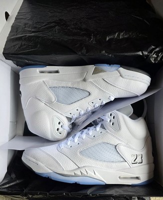 Air Jordan 5 Retro OG  White/black-metallic Silver EU 47,5 US 13 Neu Mit Karton