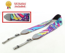 Rare N MINT Nikon Sholder Neck Strap Marble Color Colorful Camera From JAPAN