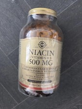 Solgar, Vitamin B3 (Niacin), 500 mg, 250 Vegetable Capsules