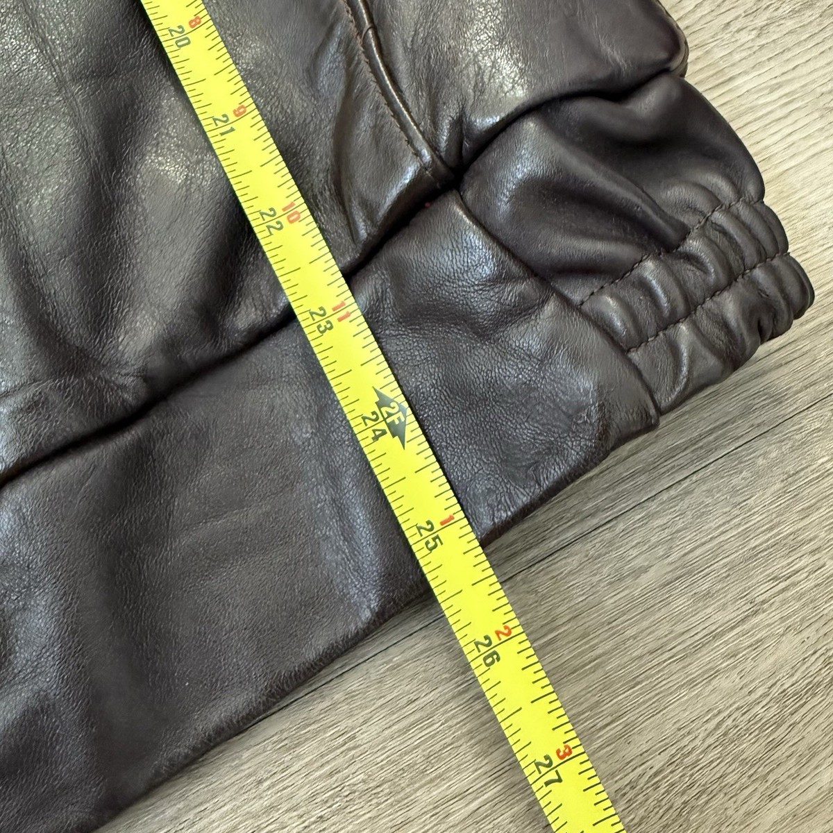 Vintage 1950's Brown Leather Motorcycle Pennys Leather Jacket