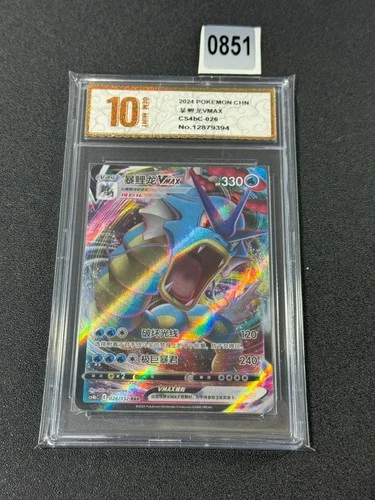 Pokemon Chinese TCG Card Sword & Shield Gyarados VMAX CS4bC 026/132 RRR Grade 10