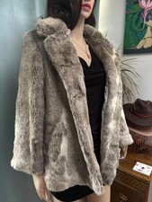 Stunning ASOS Made Fux Fur Jacket Size 10 Excellent Condition