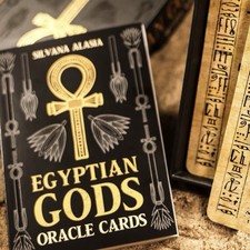 EGYPTIAN GODS ORACLE CARDS  Tarot Card Spirituality Oracle Deck Classical Board 
