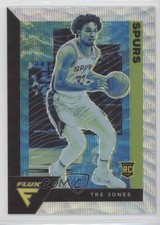2020-21 Panini Flux Rookies Asia Silver Wave Prizm Tre Jones #230 1u6