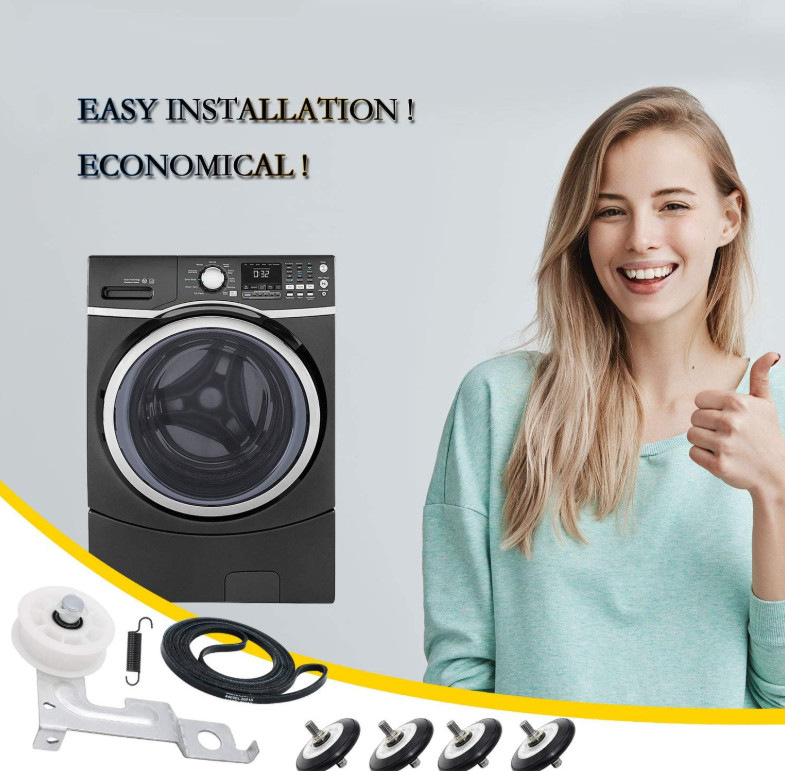 Dryer Drum Roller Pulley Belt For Kenmore 796.80272900 796.90272900 796.81583410