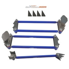 Universal Weld-on Parallel 4 Link Suspension Kit For Pan Hard Bar Car Air Ride