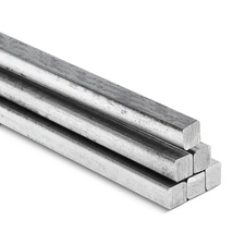 6 Pcs 1/4" x 1/4" x 12" Square Steel Bar Stock, Precision Key Stock, Cold Drawn