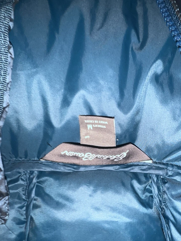 Chaqueta para mujer Eddie Bauer M Parka EB550 plumón de ganso acolchado 550 capucha Foto 2 de 4