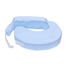 Professional Nursing Pillow Ergonomic Breastfeeding with Side Pocket Blue