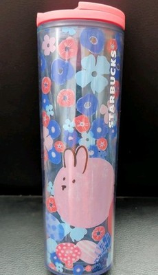 Starbucks 2020 Easter Spring Cold Cup Tumbler Bunny Pink Chick 16 Oz