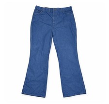 Vtg Wrangler Bootcut Jeans Mens 42L 42x31 Talon Zipper Made USA 70s 80s