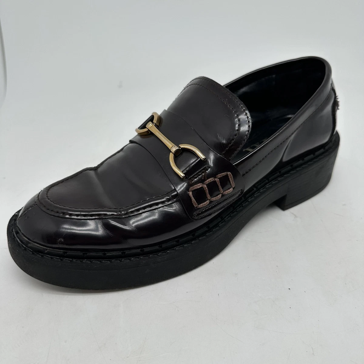 Zara Loafer Patent Leather Flats for Women for sale | eBay