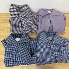 Lot Of 4 ETON Shirts, 41/16, Assorted Colors And Patterns,
