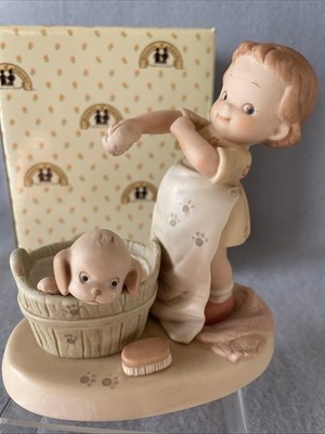 Vintage Enesco  Now be a good dog, Fido  Figurine with Box 524735