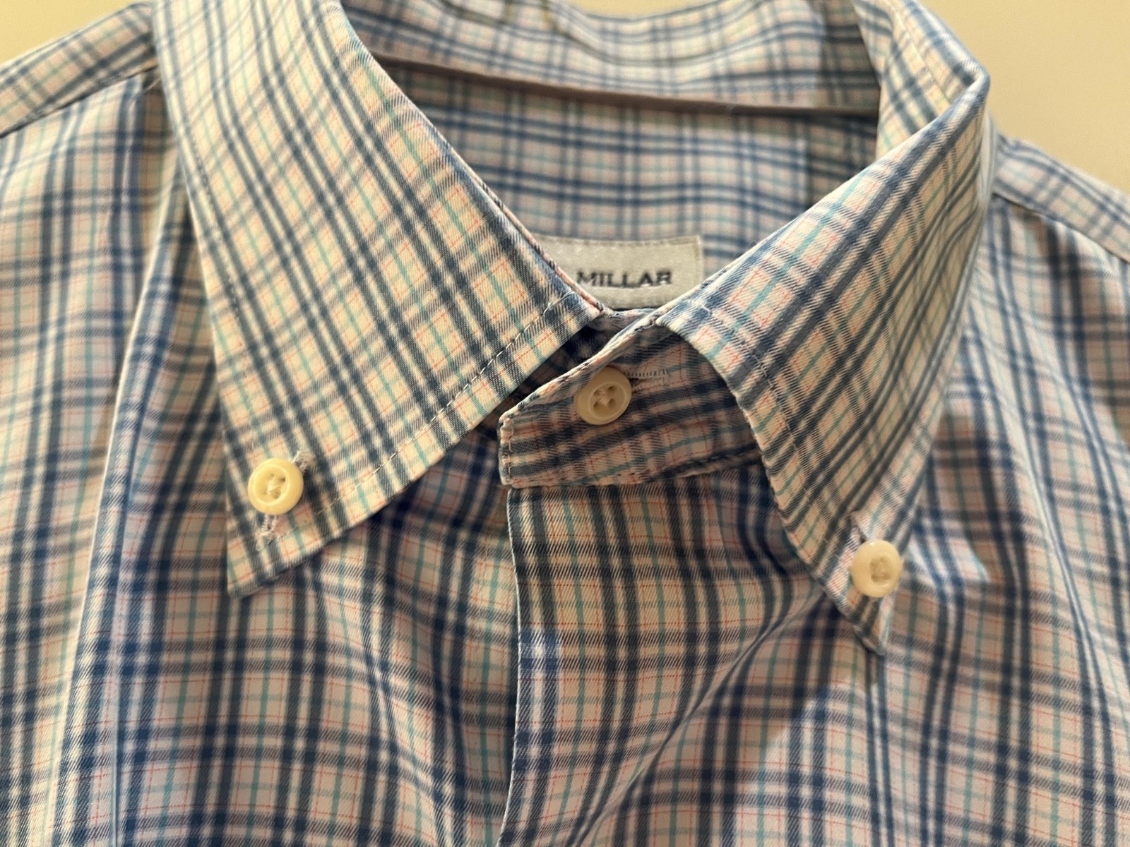 Peter Millar button down, XL, multi check, excell… - image 6