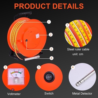 Water Level Indicator For Measuring The Ground Water Depth, Borewell, Deep Level
