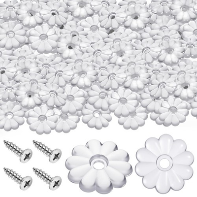 #ad CroBlissful 100 Pack Rosette Washers with Screws Mobile Home RV Ceiling White R $50.46