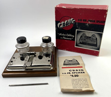 Vintage Craig 8-16 MM Film Junior Splicer W/Original Box And Manual Made in USA