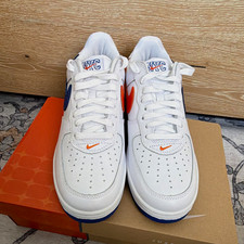 Nike Air Force 1 '01 NYC Knicks White/Blue/Orange Men  s 9 JK5361-100