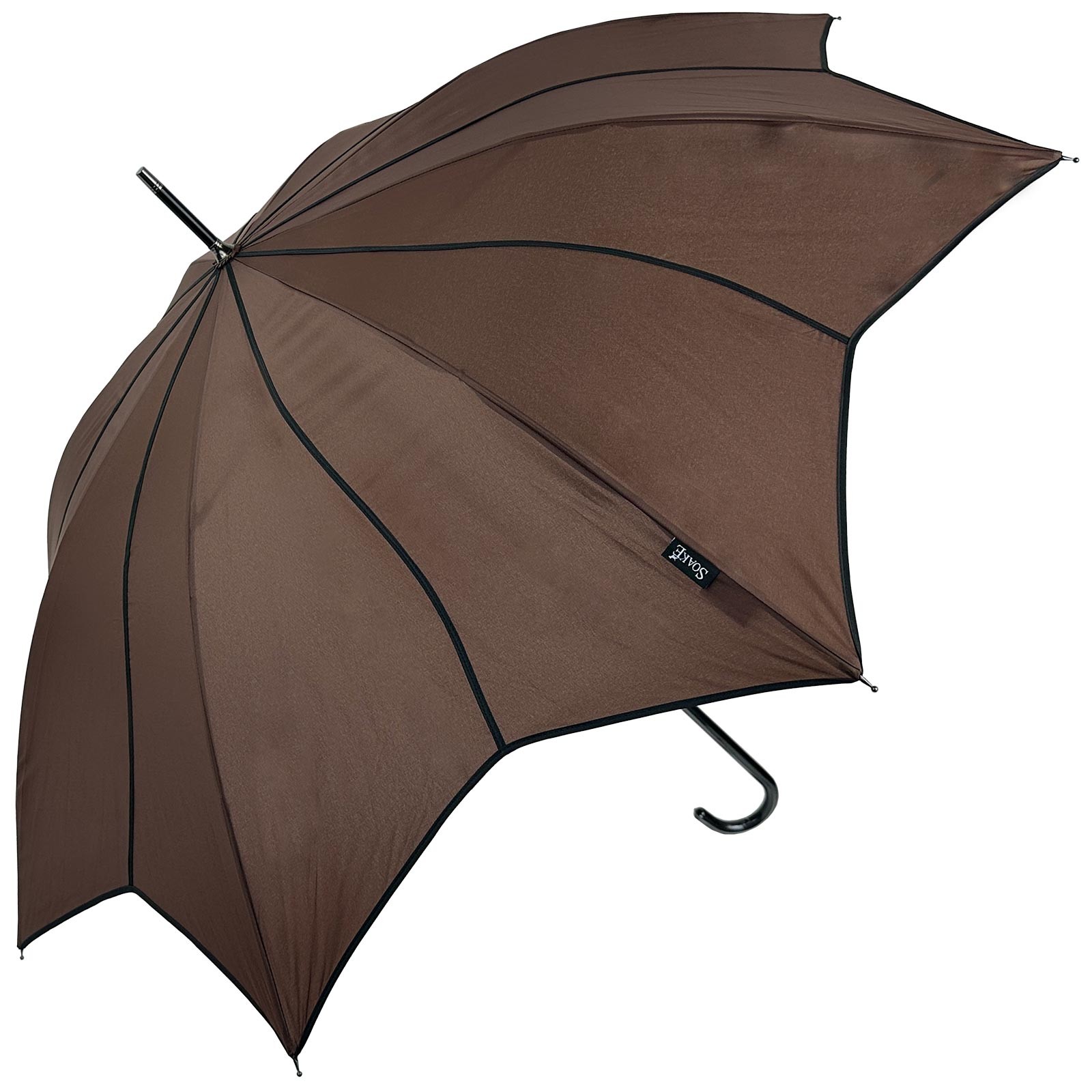 Mocha Swirl Walking Length Umbrella by Soake